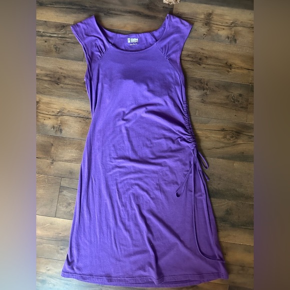 Alpine Design Dresses & Skirts - Alpine Design Purple Side Ruched Casual Dress Women’s Large